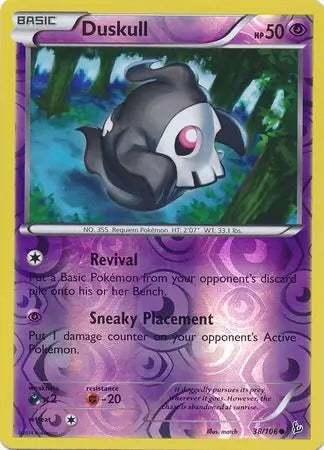 Flashfire Duskull #38/106 reverse holo